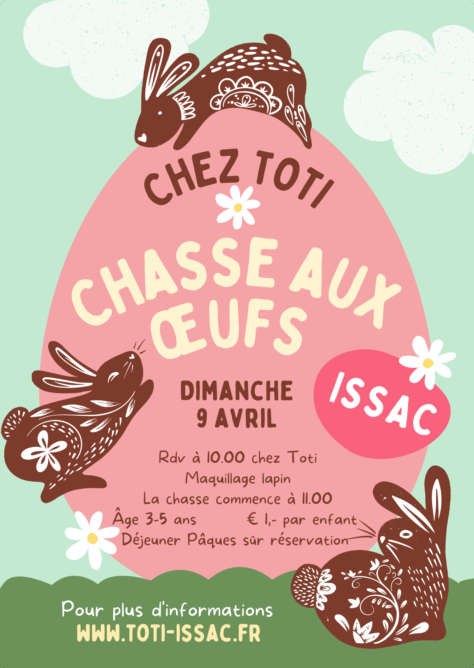 Chasse aux œufs de Pâques!