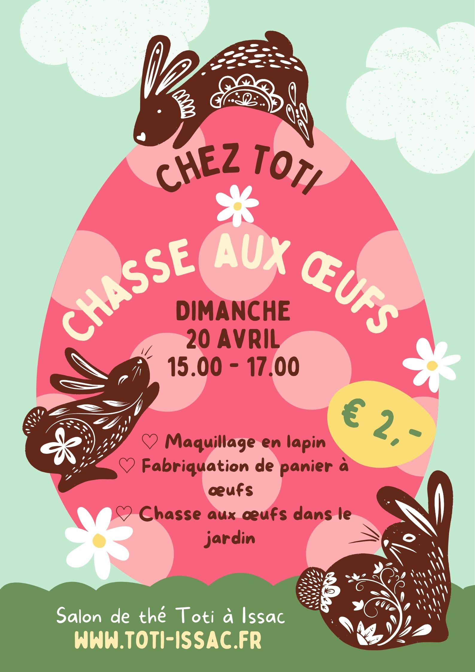 Chasse aux oeufs chez Toti