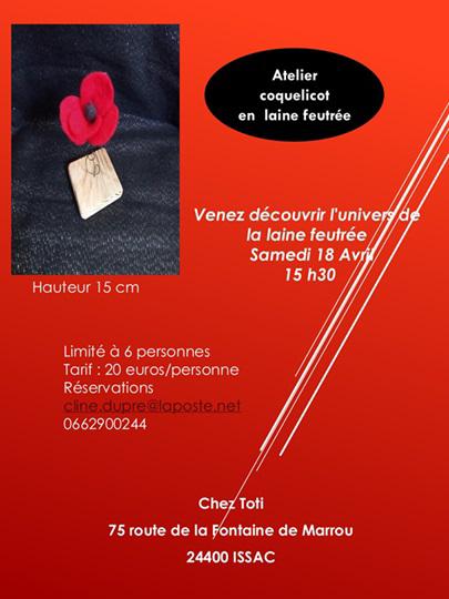 Gevilte wol workshop 18 april