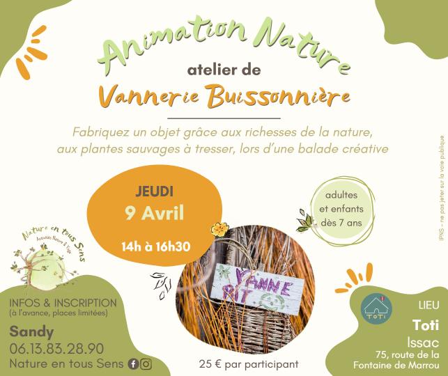 Donderdag 9 april wild weven